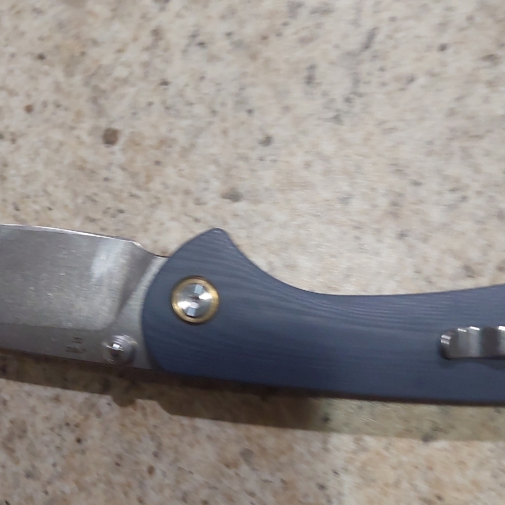 Blue Folding Knife by CRJB - Picture 6 of 8